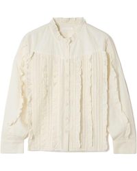 Mother - Cotton-Voile Blouse - Lyst