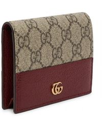 Gucci - Gg Marmont Bi-Color Mini Wallet - Lyst