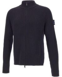 Premiata - Ribbed Zip-Up Cardigan - Lyst
