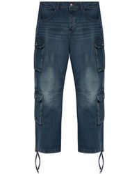 MISBHV - Dirt Bath Wide-Leg Cargo Jeans - Lyst