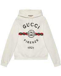 Gucci - Firenze 1921 Printed Hoodie - Lyst