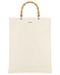 Jil Sander - Embossed Top Handle Bag - Lyst
