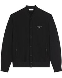 Givenchy - Logo Embroidered Button-Up Jacket - Lyst