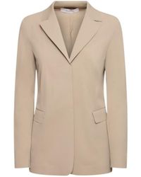 Max Mara - Lapel Long-Sleeved Suit Jacket - Lyst