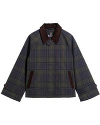 Barbour - Sandra Tartan Showerproof Jacket - Lyst