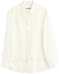 Our Legacy - Precious Flower-Motif Oversized Shirt - Lyst