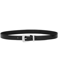 Saint Laurent - Folk Logo Engraved Belt - Lyst