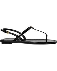 Prada - Flip-Flop Flat Sandals - Lyst