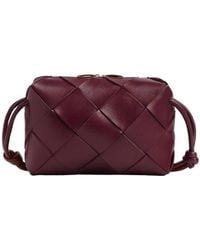 Bottega Veneta - Logo Knitted Shoulder Bag - Lyst