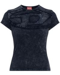 DIESEL - T-Mely-Cup Logo-Patch T-Shirt - Lyst