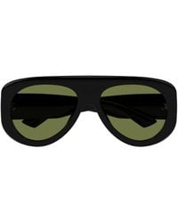 Bottega Veneta - Eyewear Pilot Frame Sunglasses - Lyst