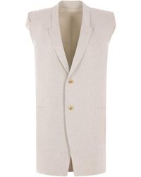 Rick Owens - Hollywood Dirt Tailored Sleeveless Waistcoat - Lyst