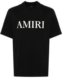 Amiri - Brand-Embellished Crewneck Cotton-Jersey T-Shirt - Lyst