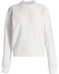 T By Alexander Wang - Embossed Logo Sweater - Lyst
