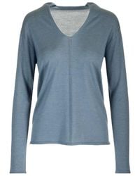 Fabiana Filippi - V-Neck Knitted Jumper - Lyst
