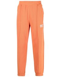 Helmut Lang - Logo-Print Tapered Joggers - Lyst