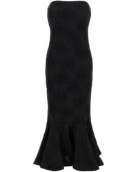 ROTATE BIRGER CHRISTENSEN - Flower Mesh Flounce Mermaid Dress - Lyst