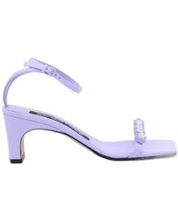 Sergio Rossi - Sr1 Square Toe Sandals - Lyst
