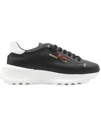 Giuliano Galiano - Side Logo-Print Sneakers - Lyst