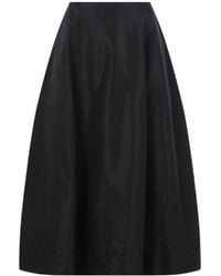 Simone Rocha - Taffeta Circle Midi Skirt - Lyst