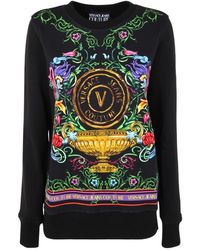 Versace Jeans Couture - Logo-Print Sweatshirt - Lyst