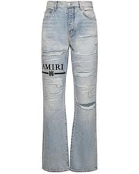 Amiri - Bar Logo Straight Jeans - Lyst