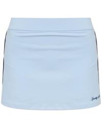 Sporty & Rich - Elastic Waist Midi Skirt - Lyst