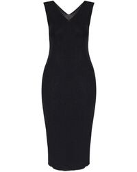 Moncler - Knitted Midi Dress - Lyst