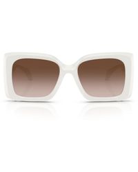 Versace - Geometric Frame Sunglasses - Lyst