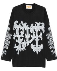 PDF CHANNEL - Graphic-Print Long-Sleeve T-Shirt - Lyst