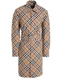 Burberry - Mini Dress - Lyst