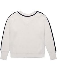 Patrizia Pepe - Long-Sleeved V-Neck Jumper - Lyst
