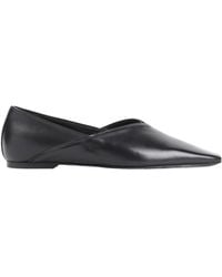 TOTEME - Totême Square-Toe Flat Shoes - Lyst