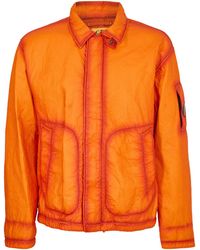 C.P. Company - Gradient Spread-Collar Quilted Jacket - Lyst