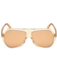 Tom Ford - Colored Lens Round Sunglasses [Tinted Lens Round Sunglasses] - Lyst