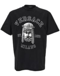 Versace - Logo-Print Detail T-Shirt - Lyst