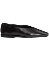 Jil Sander - Studded Slip-On Flats - Lyst