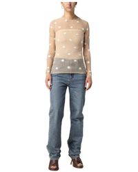 Sportmax - Floral Embroidered Long-Sleeved Top - Lyst