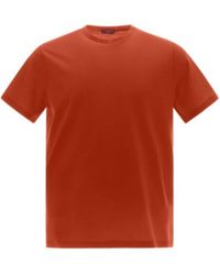 Herno - Round Neck Short Sleeve T-Shirt - Lyst