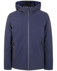 Rrd - Zip-Front Hooded Coat - Lyst