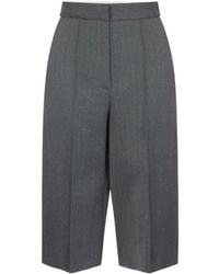 Elisabetta Franchi - Cool Wool Bermuda Shorts - Lyst