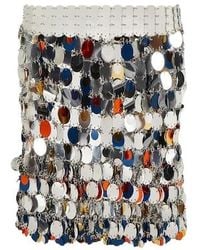 Rabanne - Embellished Miniskirt - Lyst
