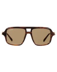 Gucci - Eyewear Navigator Frame Sunglasses - Lyst