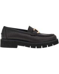 Ferragamo - Round Head Loafer Shoes - Lyst