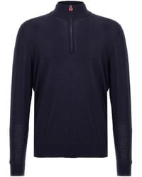 Kiton - High-Neck Wool Cardigan - Lyst