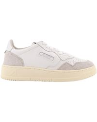 Autry - Glitter Panel Low-Top Sneakers - Lyst