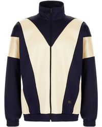 Valentino - Logo-Patched Zip-Up Sweatshirt - Lyst