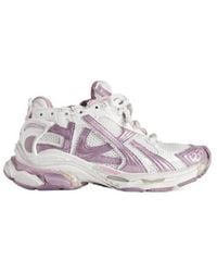 Balenciaga - Glitter Runner Sneakers - Lyst