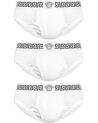 Versace - Greca Logo -Pack Briefs - Lyst