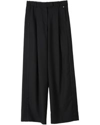 Herno - Pleated Wide-Leg Pants - Lyst
